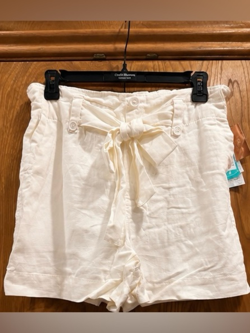 NWT ONE5ONE Amelia Paperbag High Rise Tie Waist Shorts L